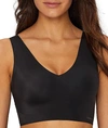 Calvin Klein Invisibles Comfort V-neck Comfort Bralette In Black