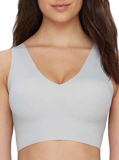 Calvin Klein Invisibles Bralette In Jet Grey