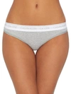 Calvin Klein Ck One Printed-waist Bikini In Grey Heather