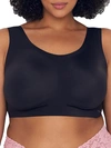 Calvin Klein Women's Plus Size Invisibles Comfort Seamless Bralette Qf5830 In Black
