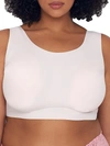 Calvin Klein Women's Plus Size Invisibles Comfort Seamless Bralette Qf5830 In Nymphs Thigh