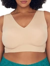 Calvin Klein Plus Size Invisibles Bralette In Bare