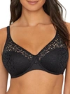 Chantelle Norah Full Coverage Molded Stretch Lace Bra In Black