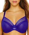 Chantelle Intimates Unlined Plunge Underwire Bra In Blue Klein
