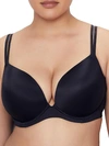 CITY CHIC ADORE PLUNGE PUSH-UP T-SHIRT BRA