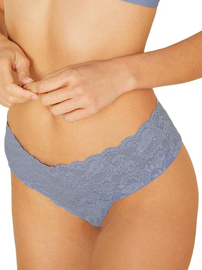 Cosabella Never Say Never Comfie Cutie Thong In Coastal Blue