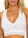 Cosabella Never Say Never Curvy Racerback Bralette In White