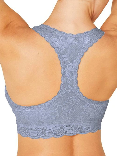 Cosabella Never Say Never Curvy Racerback Bralette In Coastal Blue