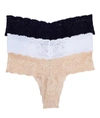 COSABELLA NEVER SAY NEVER CUTIE LOW RISE THONG 3-PACK
