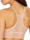 Dkny Modern Lace Longline Bralette In Rose Water