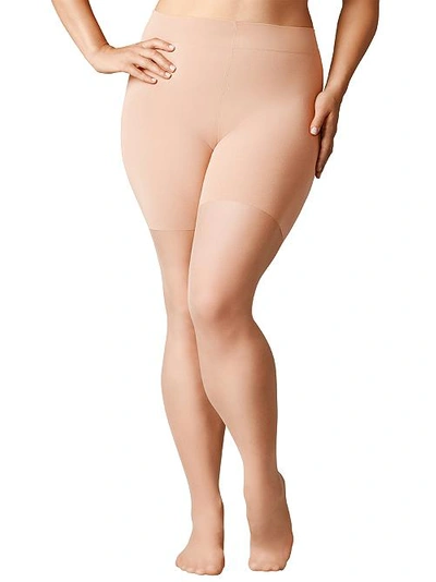 Falke Plus Size Beauty 20 Sheer Pantyhose In Powder