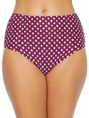 Fantasie Santa Monica High-waist Bikini Bottom In Garnet