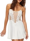 Flora Nikrooz Showstopper Chemise With Lace In Ivory