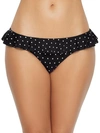 Freya Jewel Cove Italini Frill Bikini Bottoms In Black