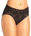 Hanky Panky Plus Size Signature Lace French Brief In Black