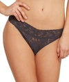 Hanky Panky Signature Lace Original Rise Thong In Granite