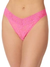 Hanky Panky Signature Lace Original Rise Thong In Fiesta Pink