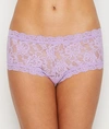 Hanky Panky Signature Lace Boyshort In Lavender Satchet