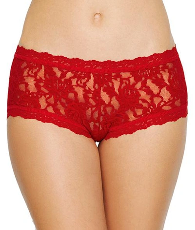 Hanky Panky Signature Lace Boyshort In Mars Orange