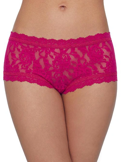 Hanky Panky Signature Lace Boyshort In Venetian Pink