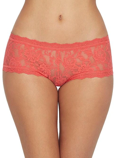 Hanky Panky Signature Lace Boyshort In Ripe Watermelon