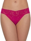 Hanky Panky Signature Lace V-kini In Venetian Pink