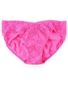 Hanky Panky Signature Lace V-kini In Fiesta Pink