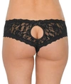 Hanky Panky After Midnight Signature Open Panel Cheeky Hipster In Black