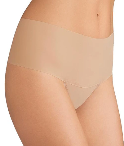 Hanky Panky Bare Godiva High Rise Thong In Taupe