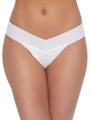 Hanky Panky Eco Organic Cotton Original Rise Thong In White