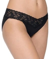 Hanky Panky Cotton With A Conscience V-kini In Black