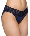 Hanky Panky Supima Cotton V-kini In Navy