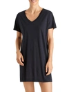 Hanro Laura Knit Sleep Shirt In Midnight