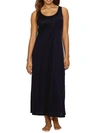 Hanro Deluxe Mercerized Pima Cotton Nightgown In Black