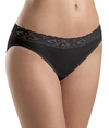 Hanro Moments Cotton Hipster Brief In Black