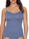 Hanro Cotton Seamless Camisole In Caribbean Blue