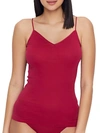 Hanro Cotton Seamless Camisole In Barberry