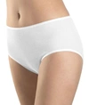 Hanro Cotton Seamless Full Brief In White