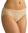Hanro Seamless Midi Stretch-cotton Briefs In Beige