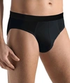 Hanro Stretch Cotton Essentials Briefs In Black