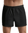 Hanro Sea Island Relaxed-fit Cotton Boxers In Black