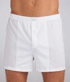 Hanro Sporty Mercerised Cotton Boxer Shorts In White
