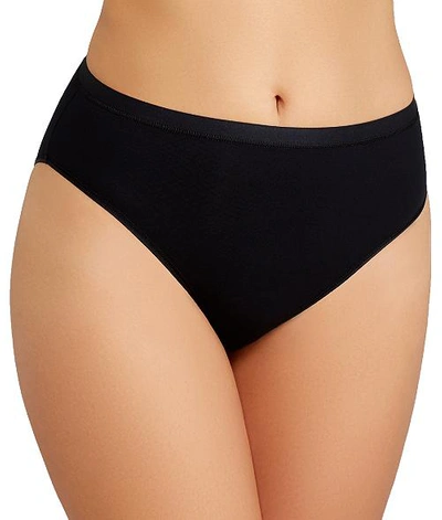 Hanro Soft Touch Hi-cut Brief In Black