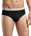Hanro Pack Of Two Essentials Cotton-blend Briefs In Black