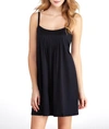 Hanro Juliet Pleated Cotton-jersey Nightdress In Black