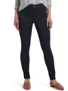 Hue High-waist Denim Leggings In Black Indigo Wash