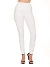 Lyssé Medium Control Flattering Cotton Leggings In White
