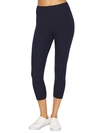 LYSSÉ MEDIUM CONTROL FLATTERING CROPPED COTTON LEGGINGS