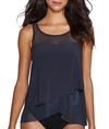 Miraclesuit Illusionists Mirage Underwire Tankini Top In Midnight