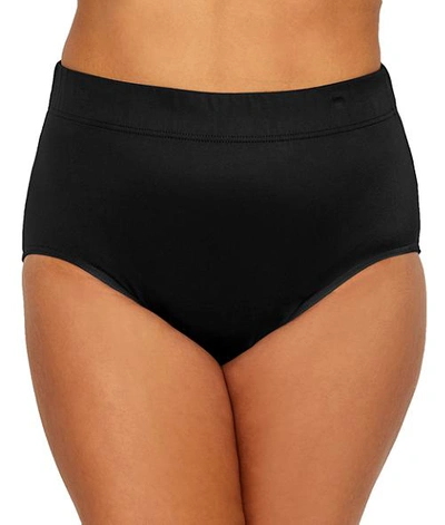 Miraclesuit High-waist Tummy Control Bikini Bottoms Women's Swimsuit In Black